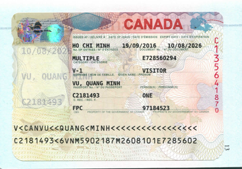 Visa thăm thân Ca - Vũ Quang Minh